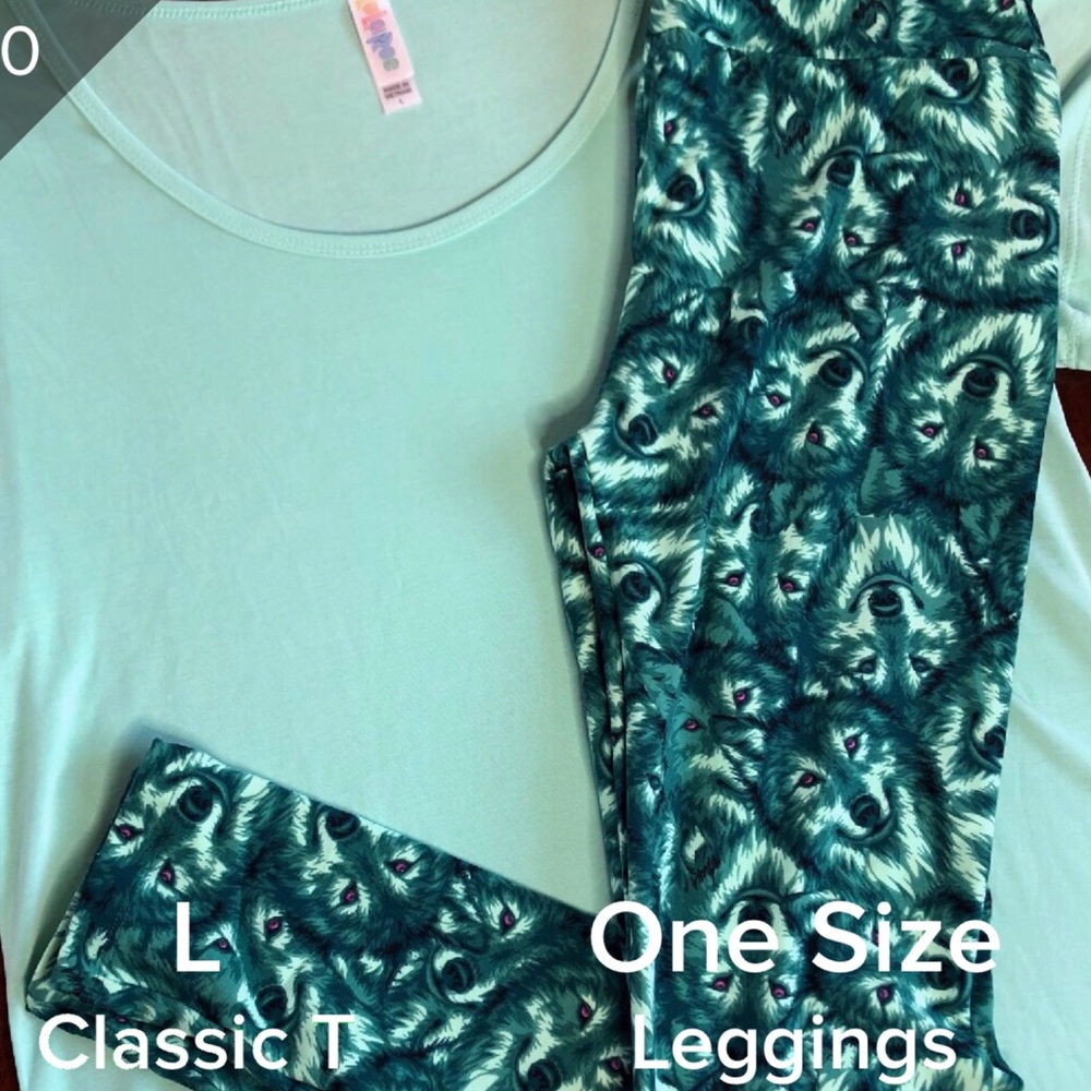 LuLaRoe Wolves Outfit